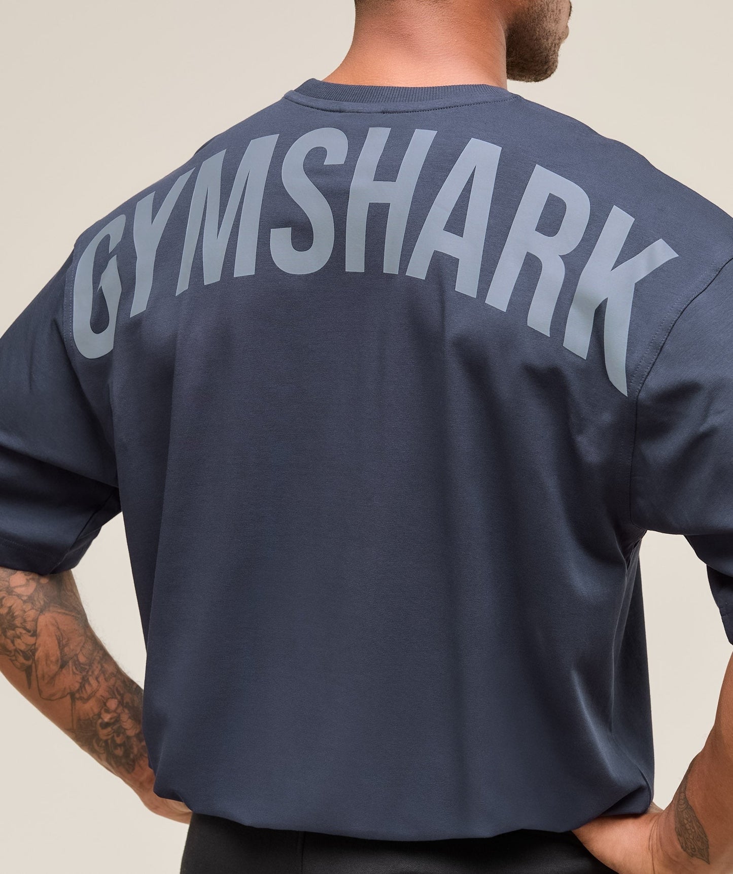 Gymshark Power T-Shirt - Heavy Blue