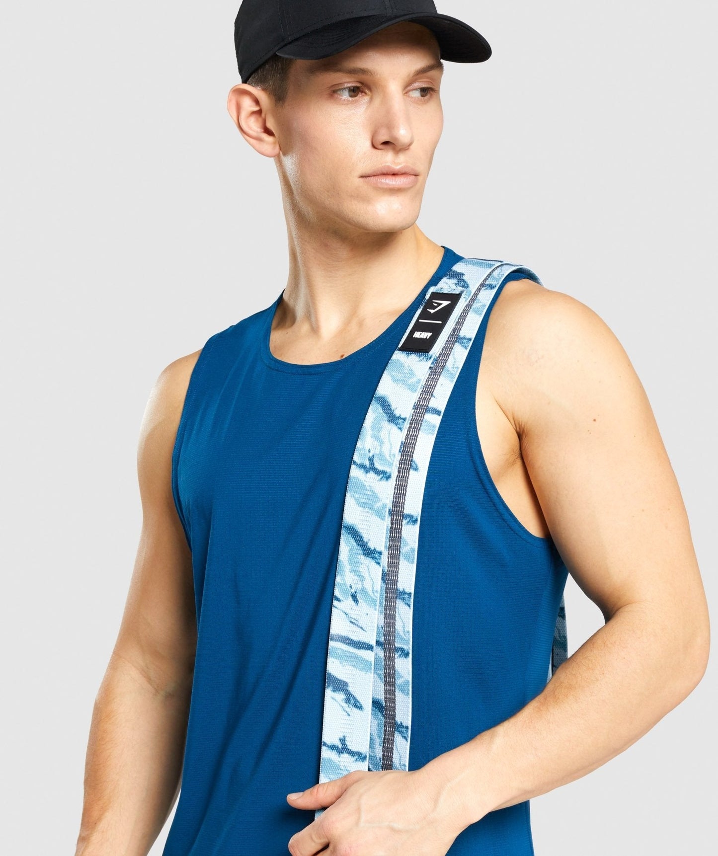 Gymshark Long Heavy Resistance Band - Blue Print
