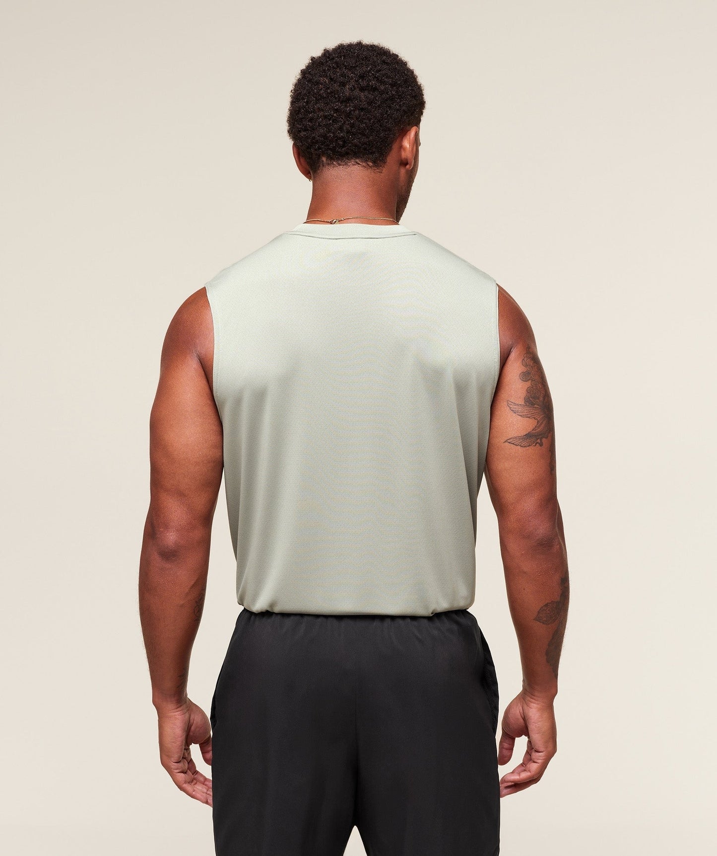 Gymshark Arrival Oversized Tank - Stone Grey