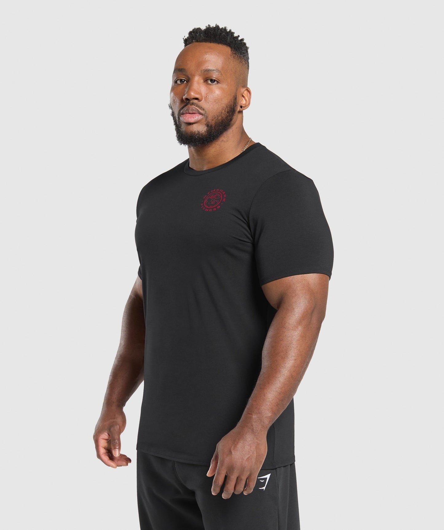 Gymshark Legacy T-Shirt - Black/Conditioning Red