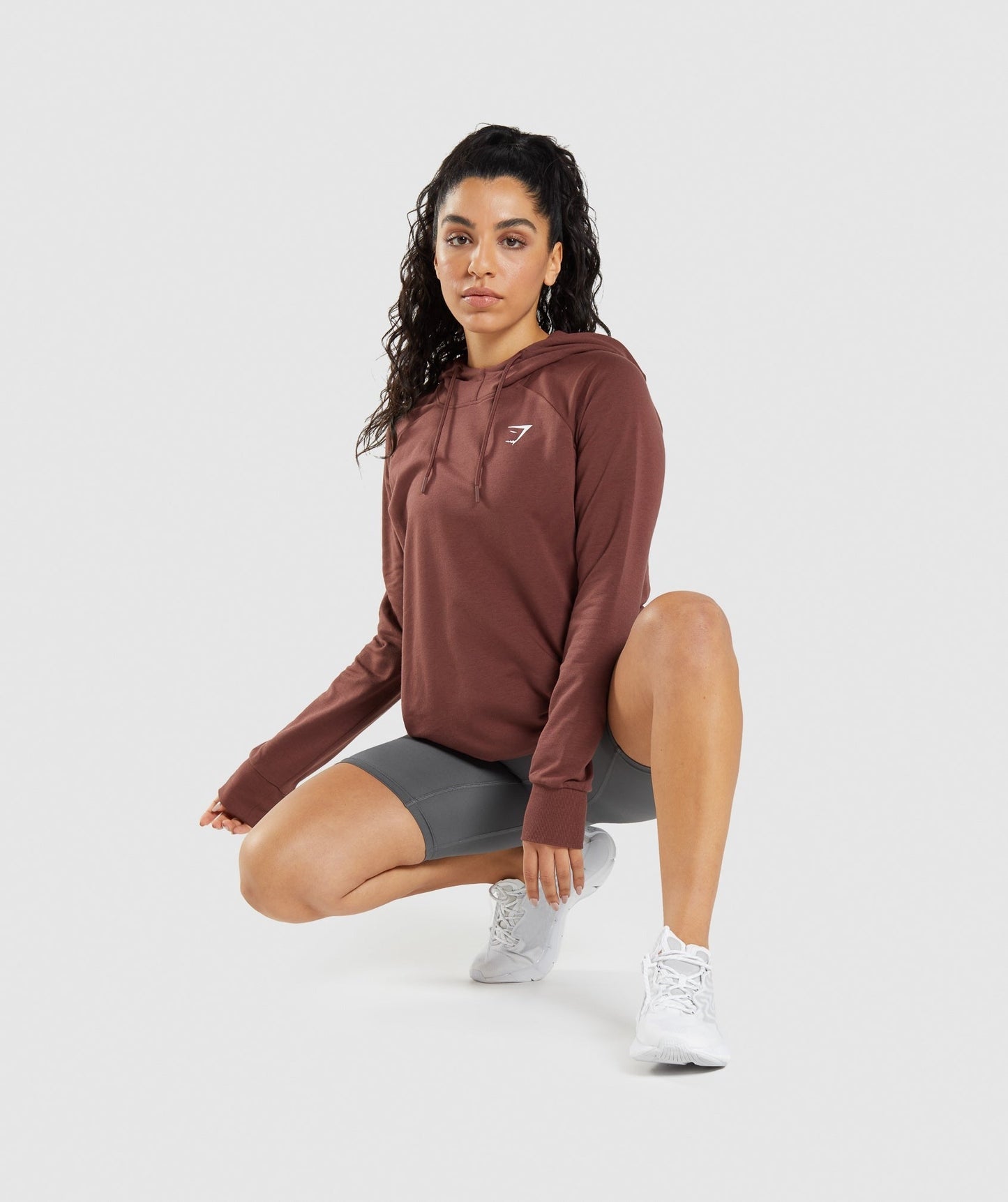 Gymshark Training Hoodie - Cherry Brown