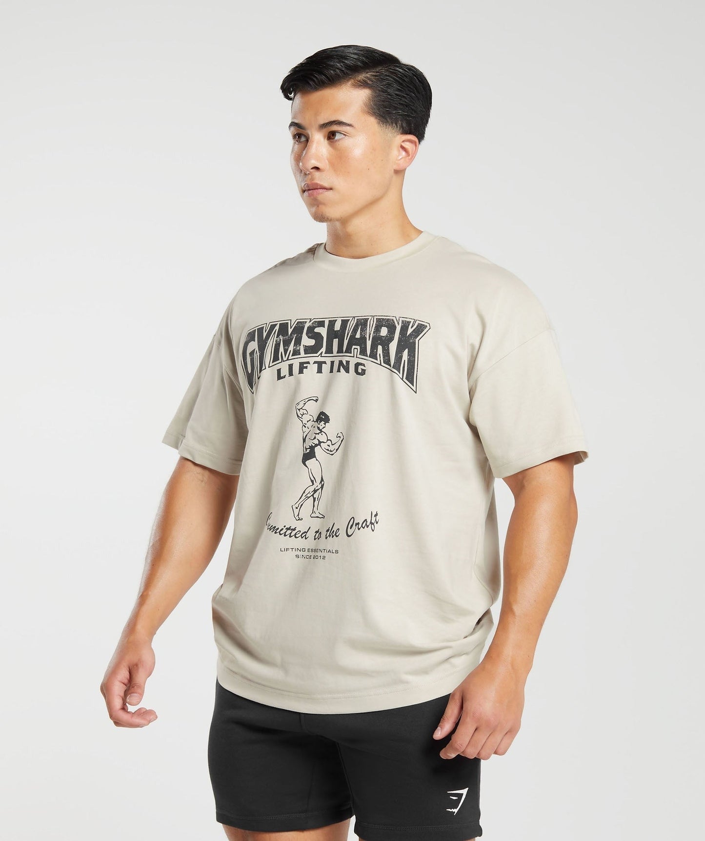 Gymshark Committed to the Craft T-Shirt - Pebble Grey