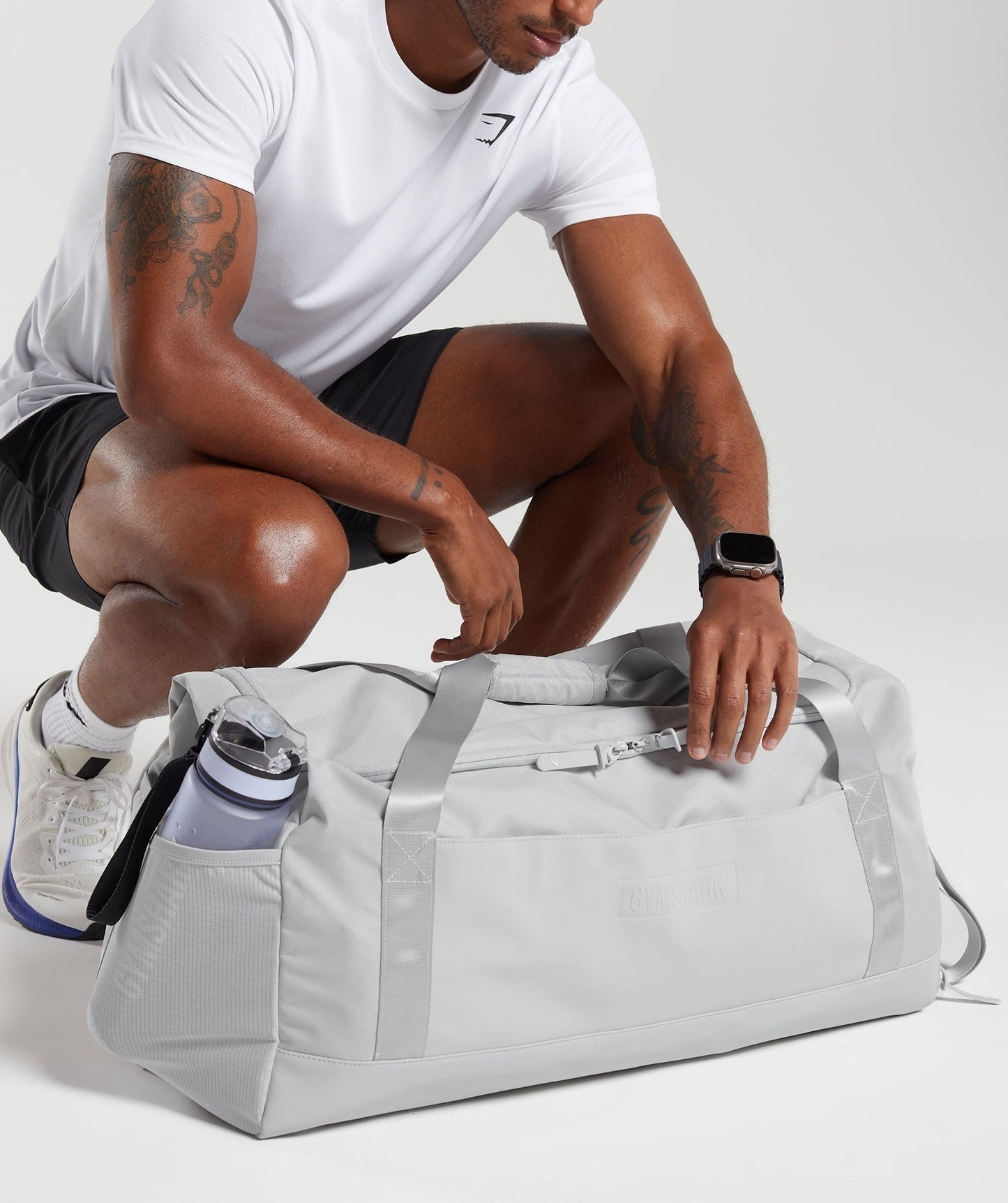 Gymshark Large Everyday Gym Bag - Light Grey