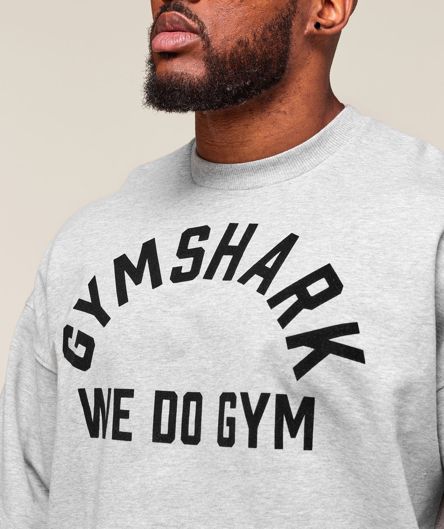 Gymshark We Do Gym Crew - Light Grey Core Marl