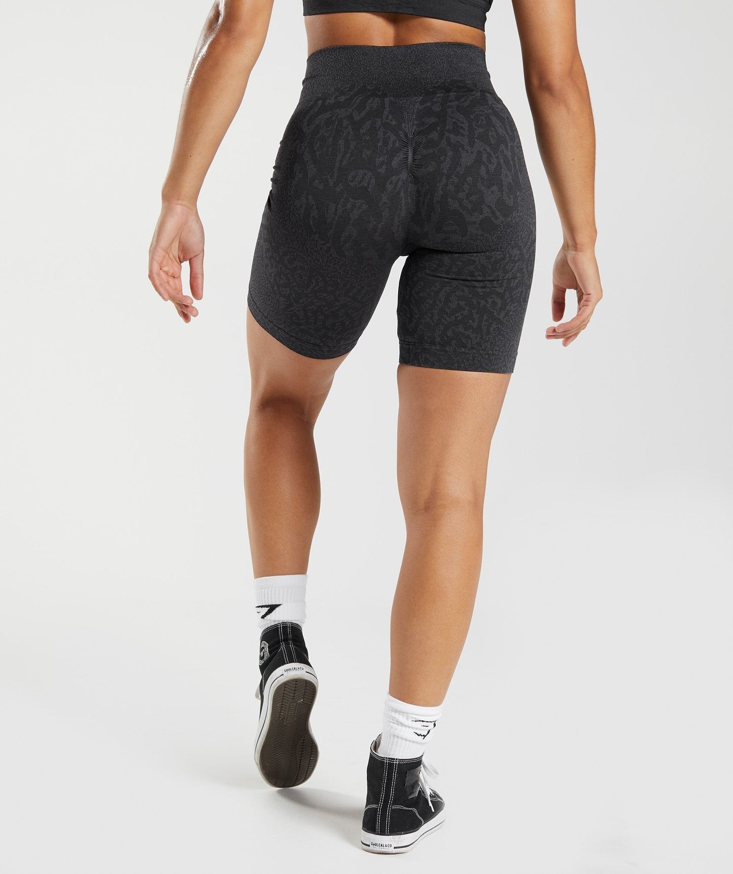 Gymshark Adapt Animal Seamless Cycling Shorts - Reef | Black