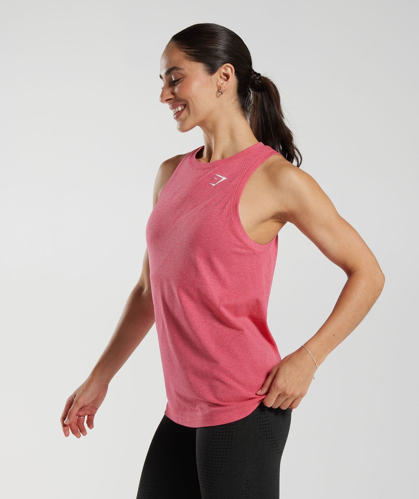 Gymshark Vital Light Tank - Bright Fuchsia Marl
