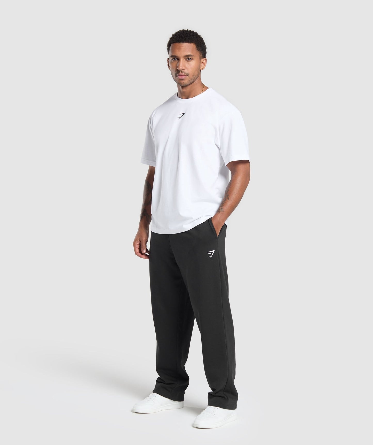 Gymshark GS66 Graphic Oversized T-Shirt - White