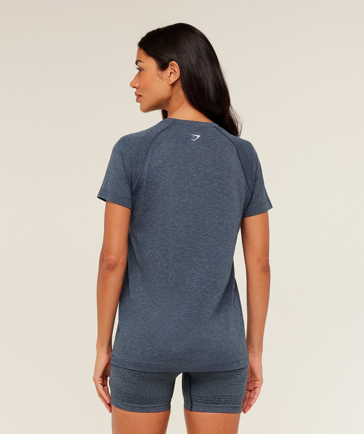 Gymshark Vital Seamless 2.0 Light T-Shirt - GS Stealth Blue/ Marl