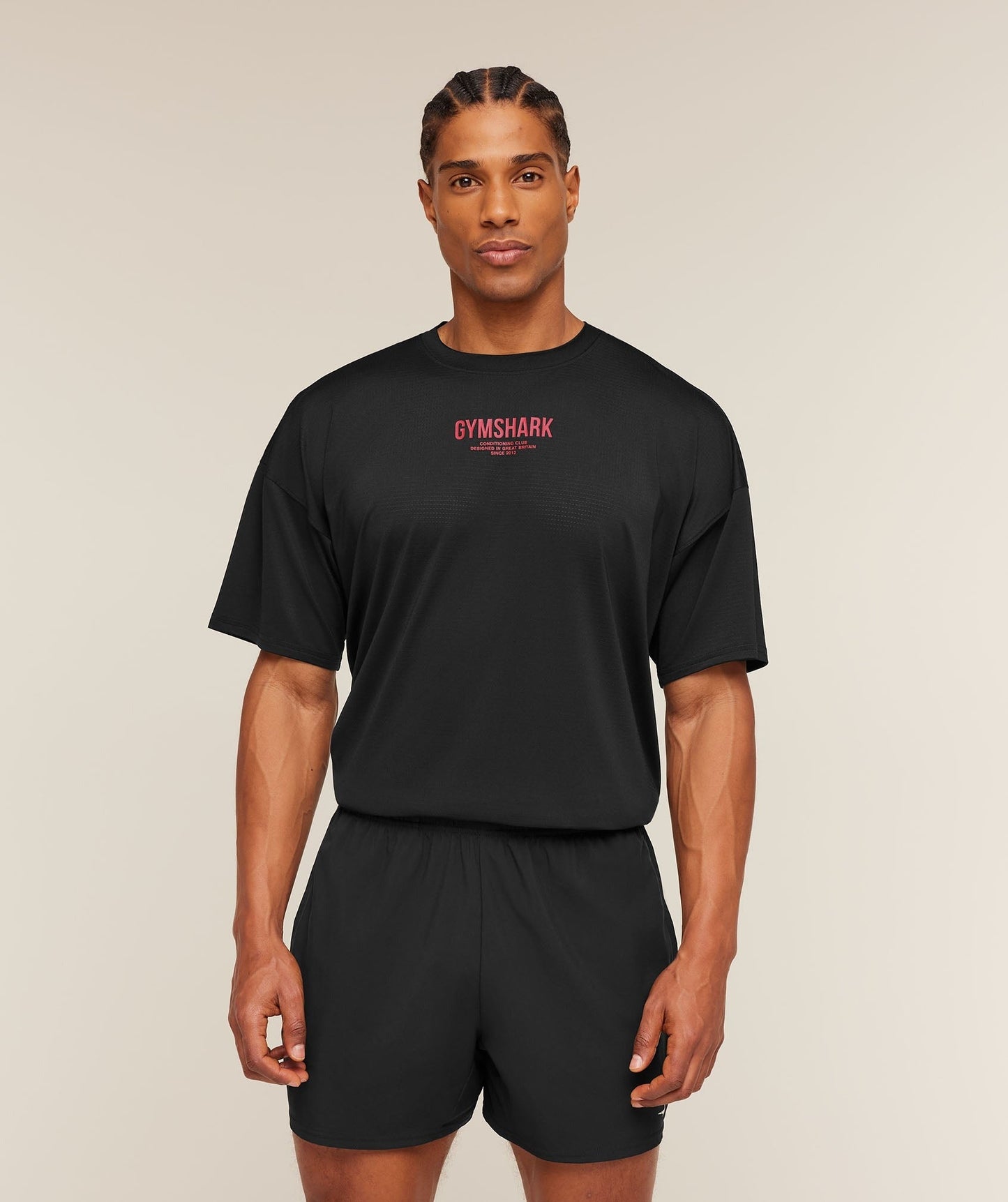 Gymshark Chrome Graphic T-Shirt - Black