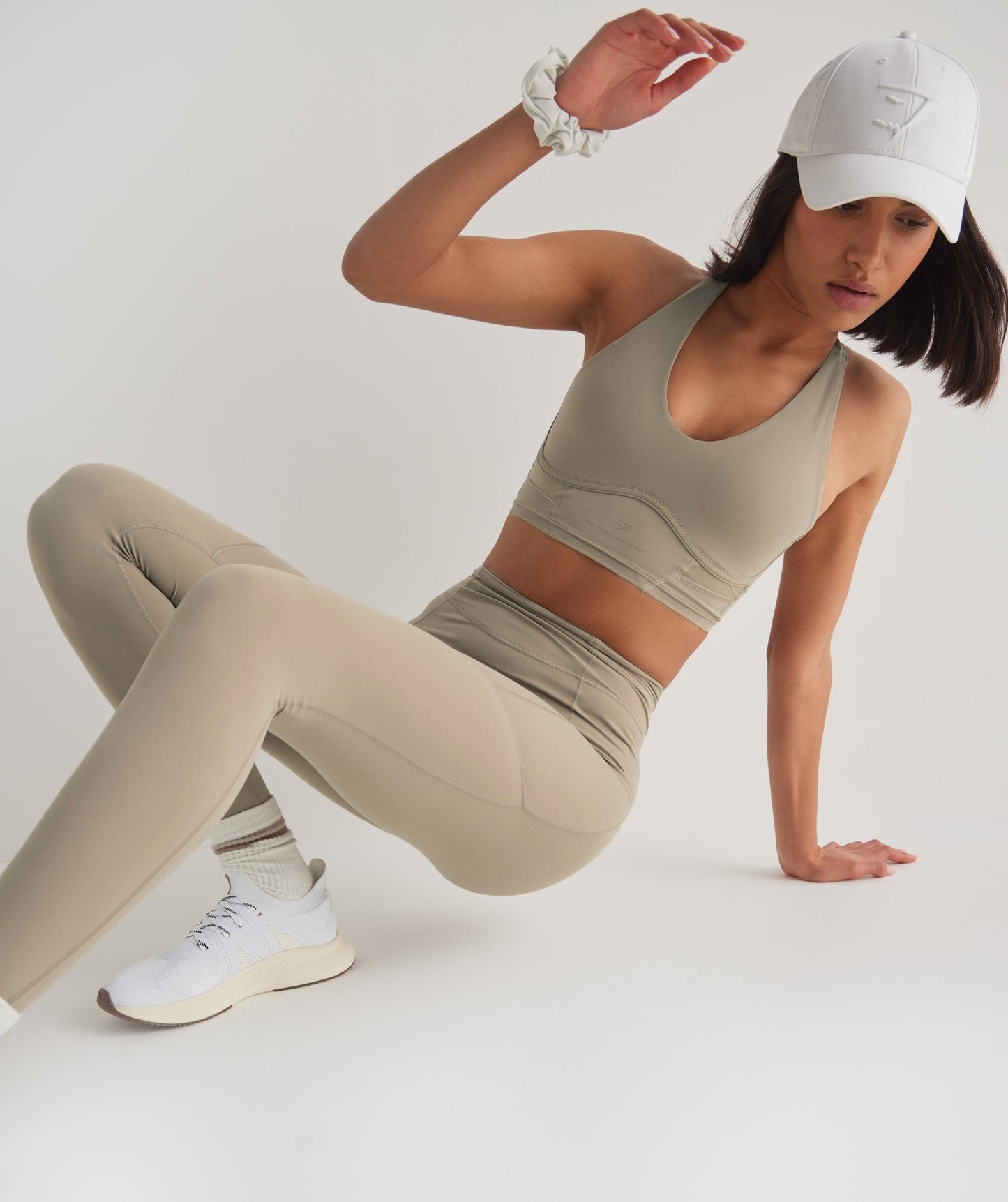 Gymshark Whitney Everyday Pocket Leggings - Cement Brown