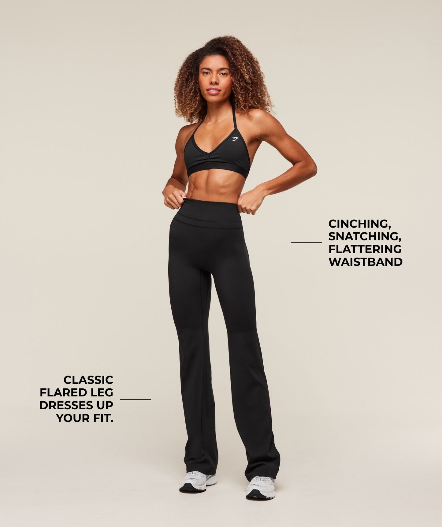 Gymshark Whitney Tall Flared Legging - Black