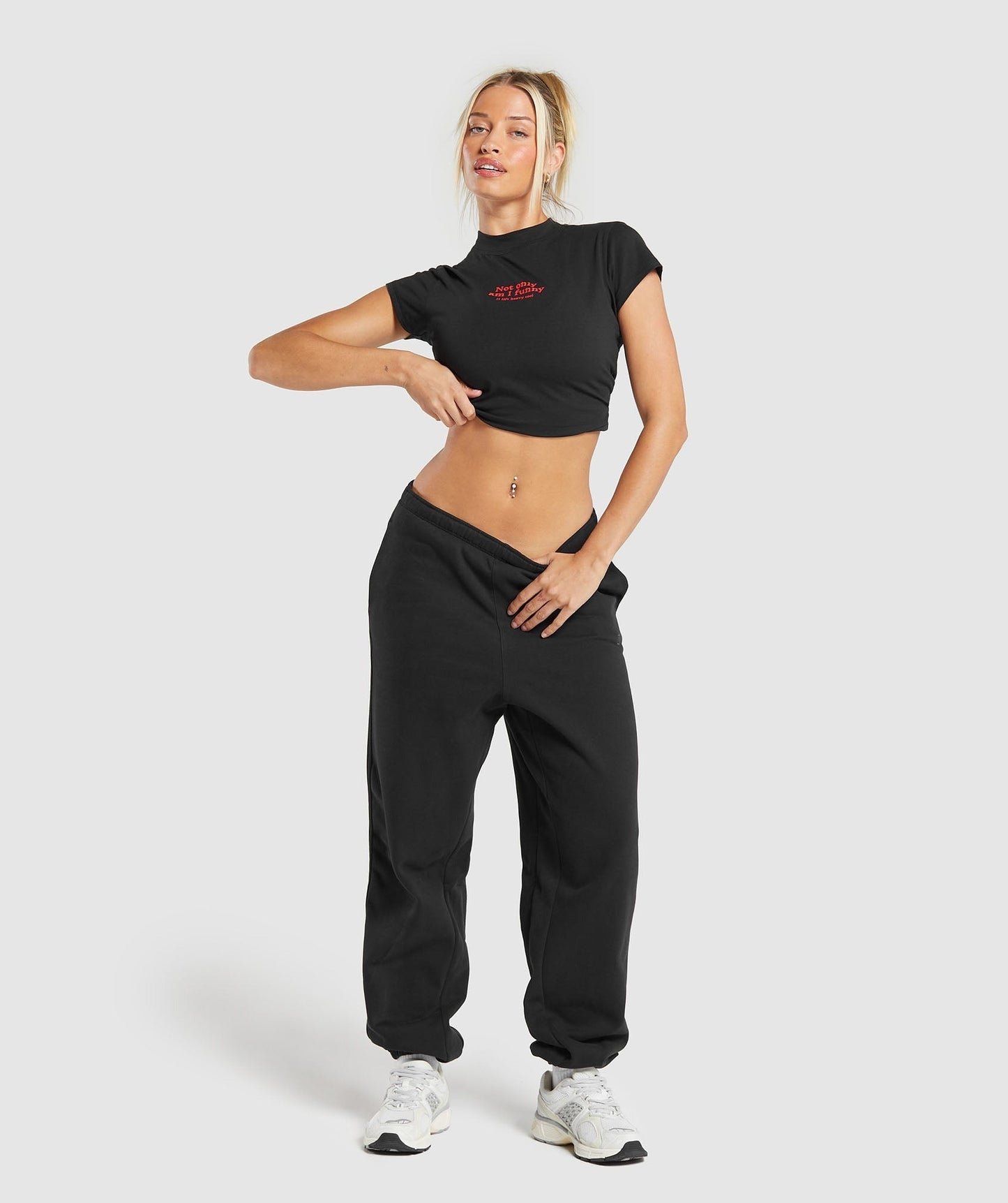 Gymshark Lift Heavy Body Fit T-Shirt - Black