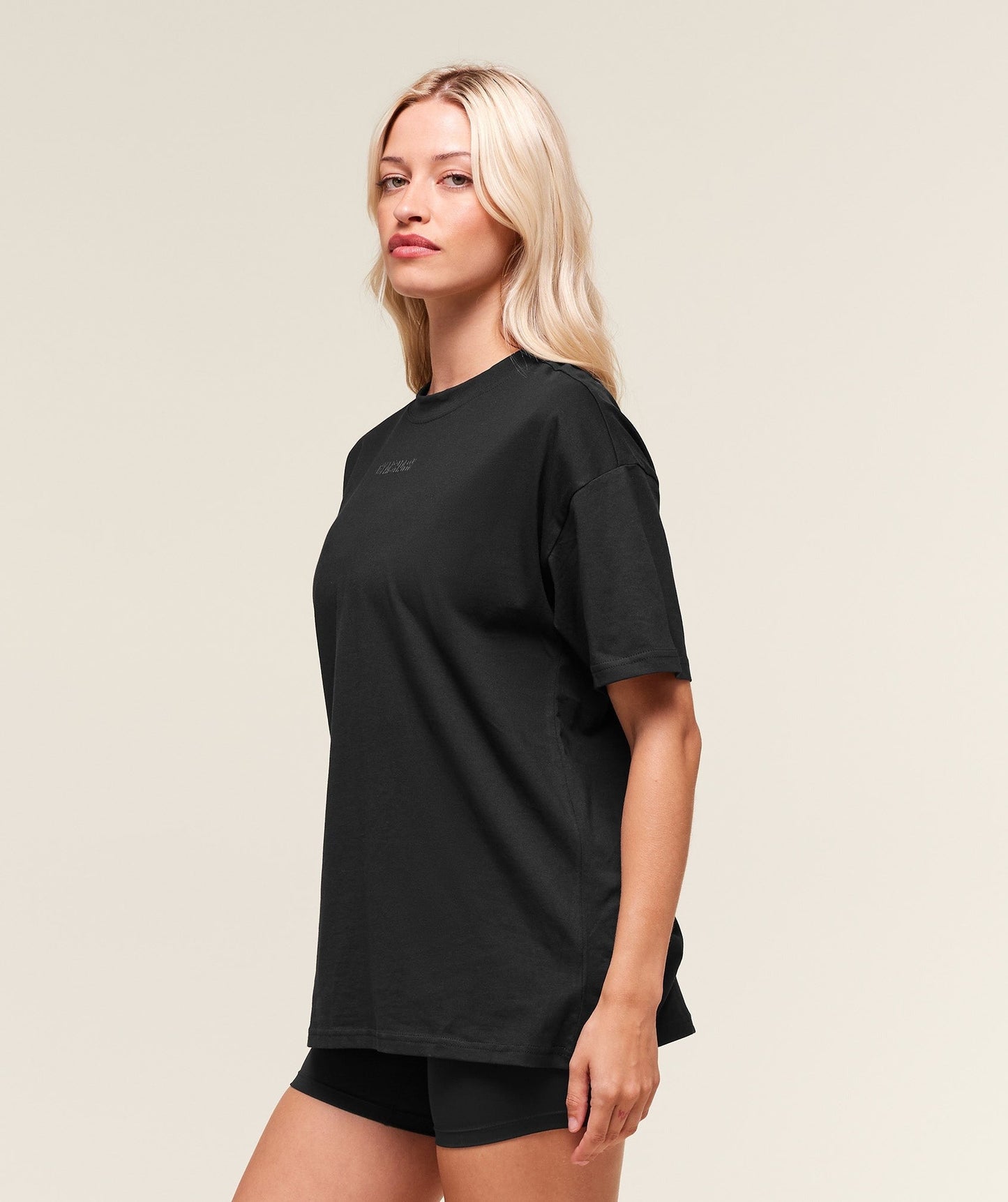 Gymshark Block Oversized T-Shirt - Black