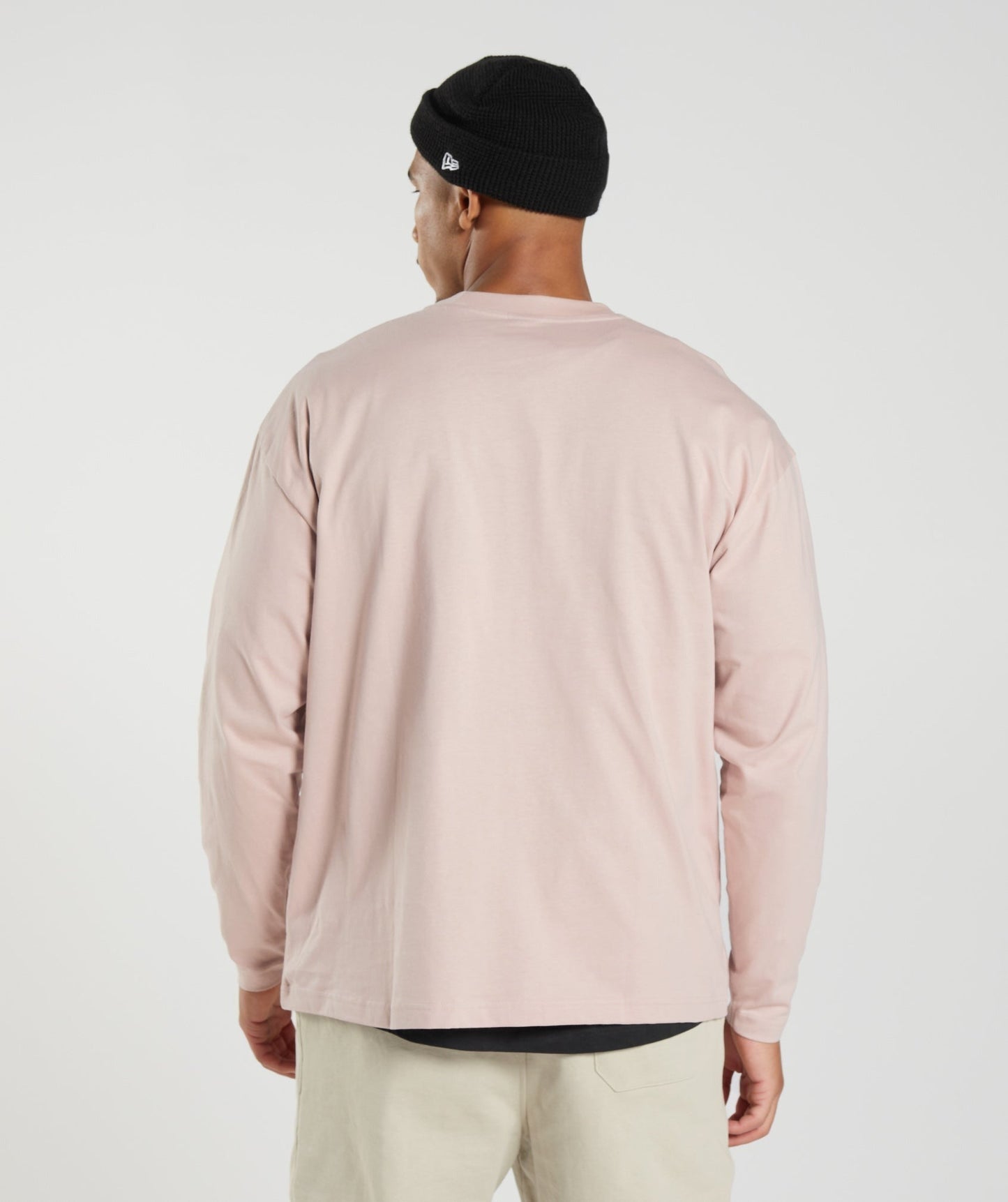 Gymshark Rest Day Sweats Long Sleeve T-Shirt - Dusty Taupe