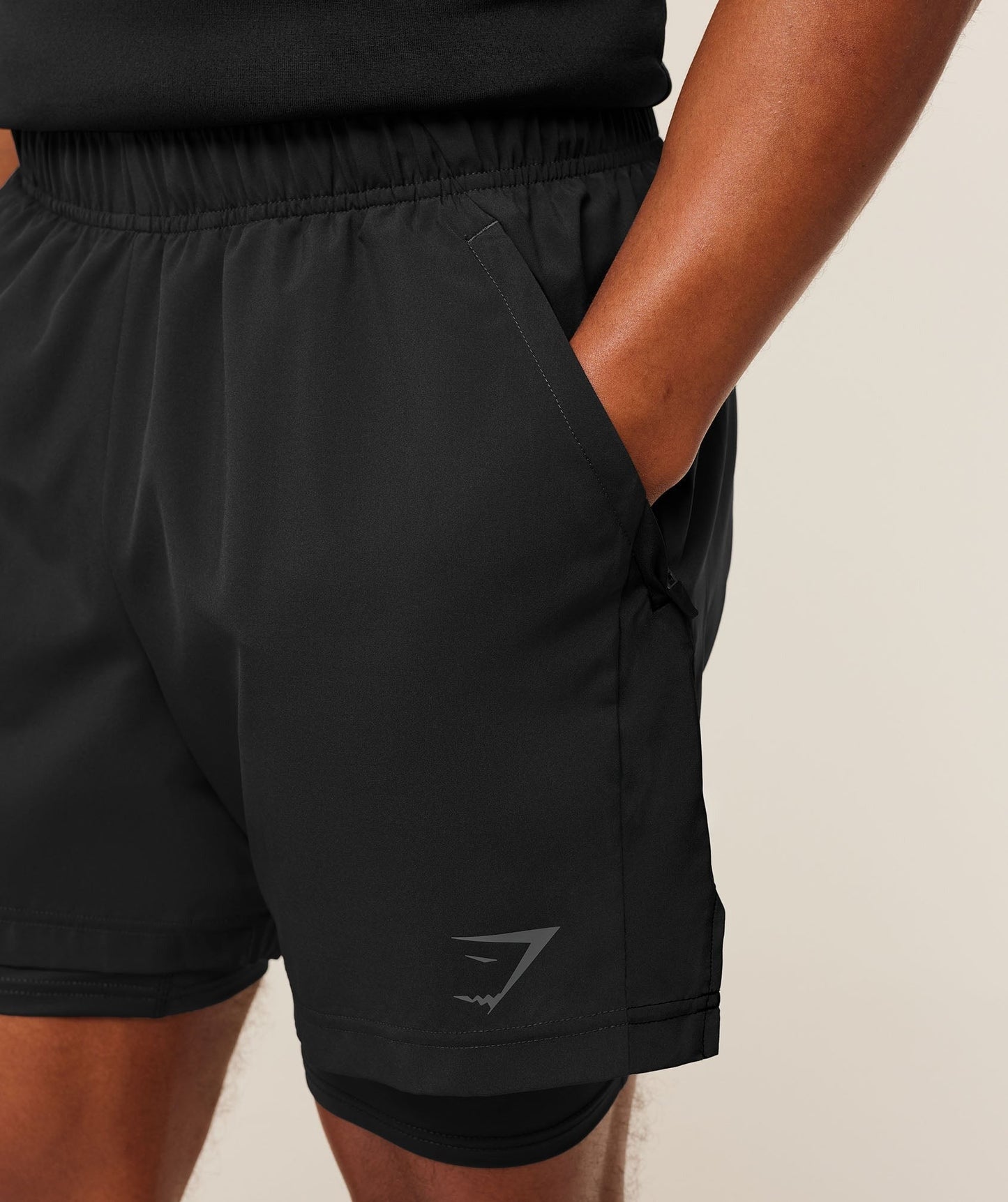 Gymshark Sport 5" 2 in 1 Shorts - Black