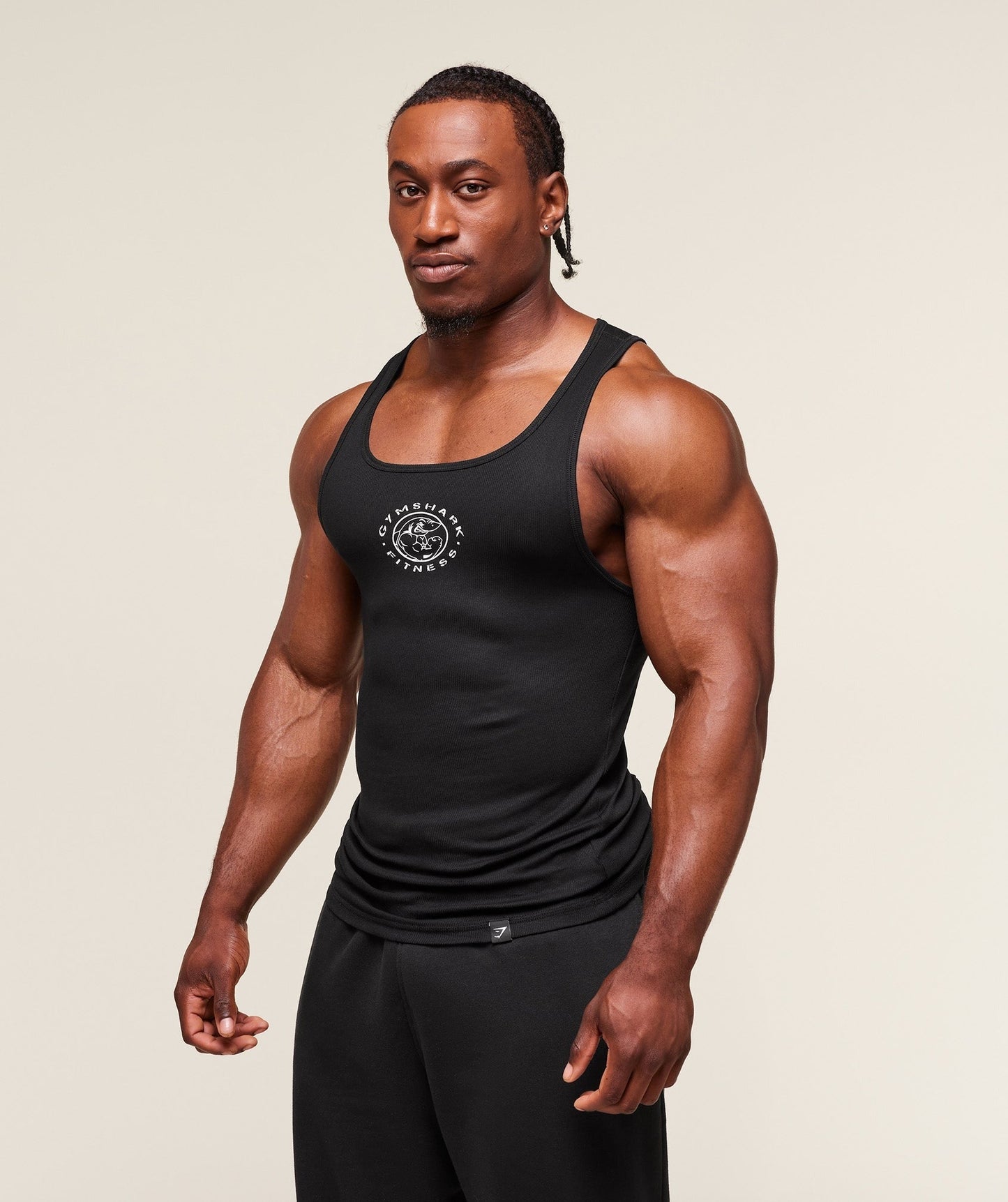 Gymshark Legacy Ribbed Tank - Black