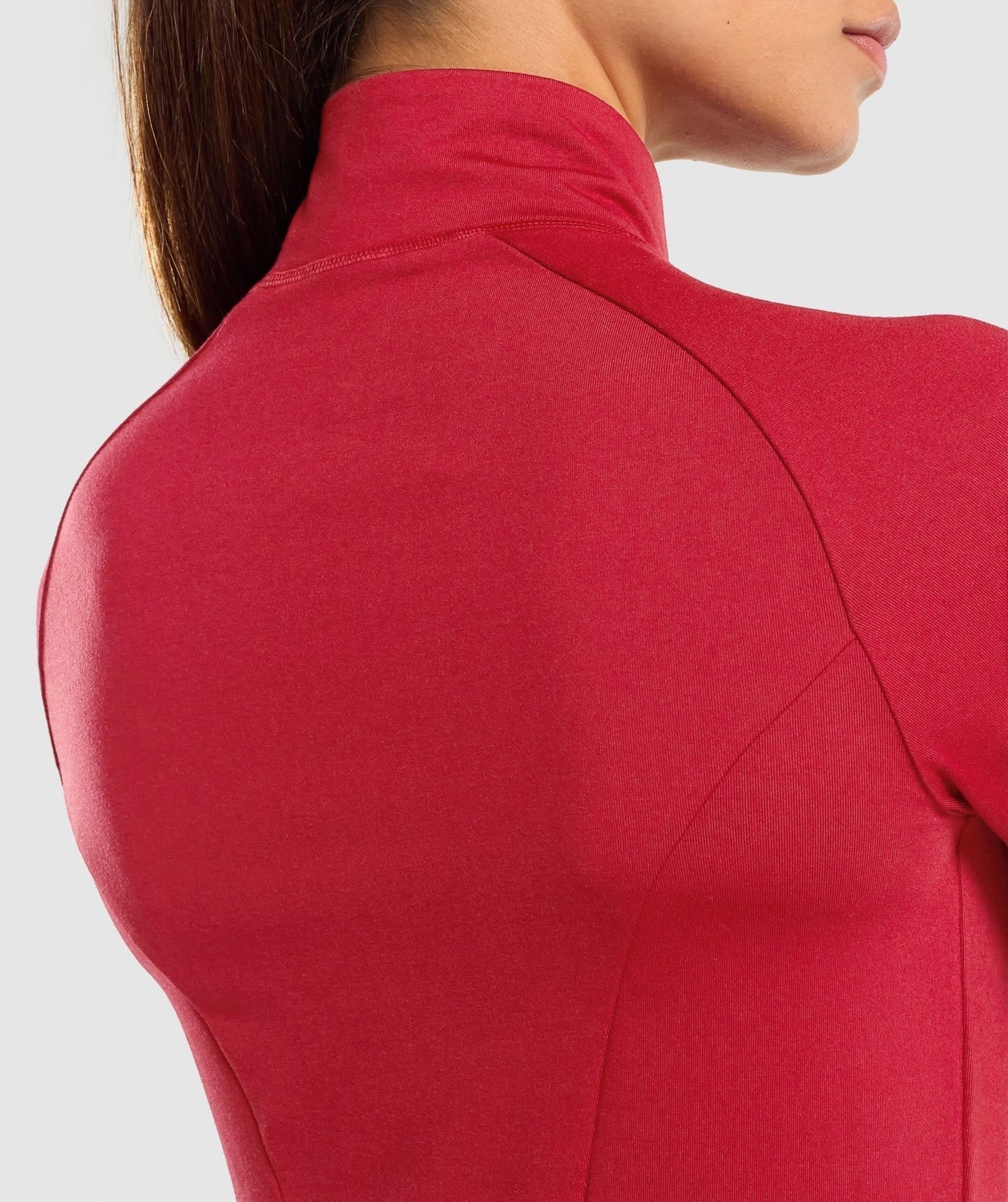 Gymshark Training Zip Up - Burgundy