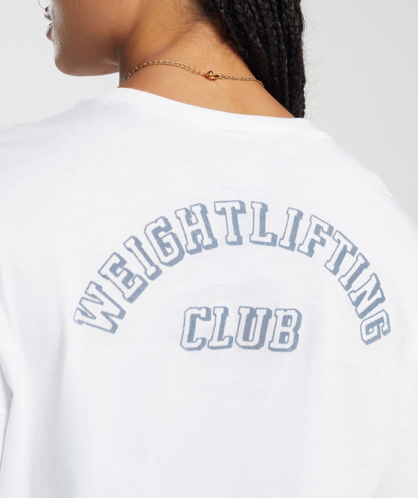Gymshark Weightlifting Long Sleeve Top - White