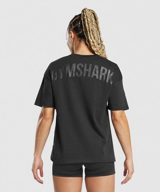 Gymshark GS Power Oversized T-Shirt - Black