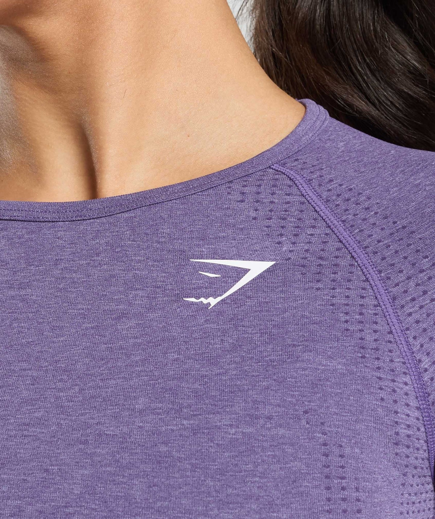 Gymshark Vital Crop Top - Functional Purple/Marl