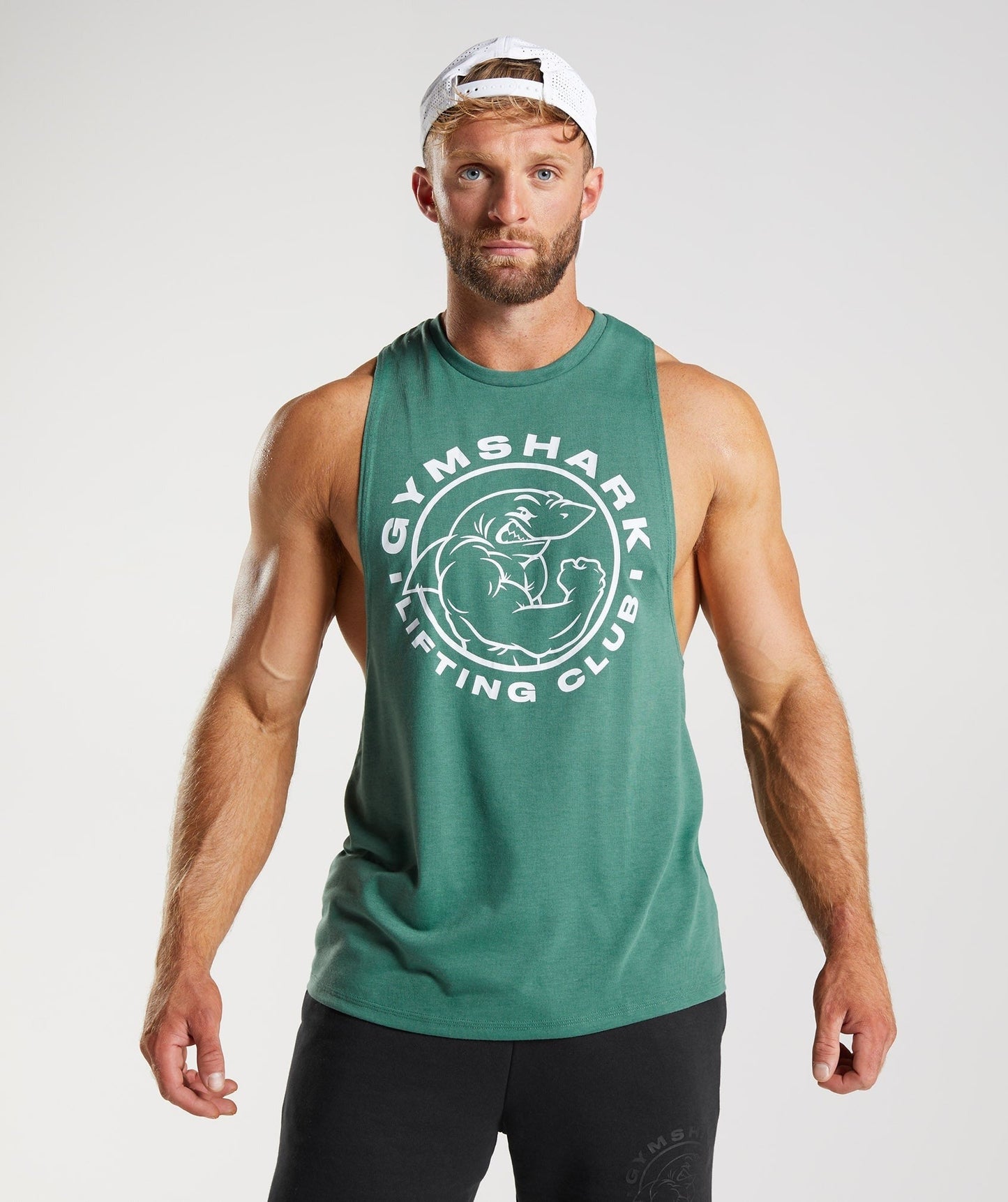 Gymshark Legacy Drop Arm Tank - Hoya Green