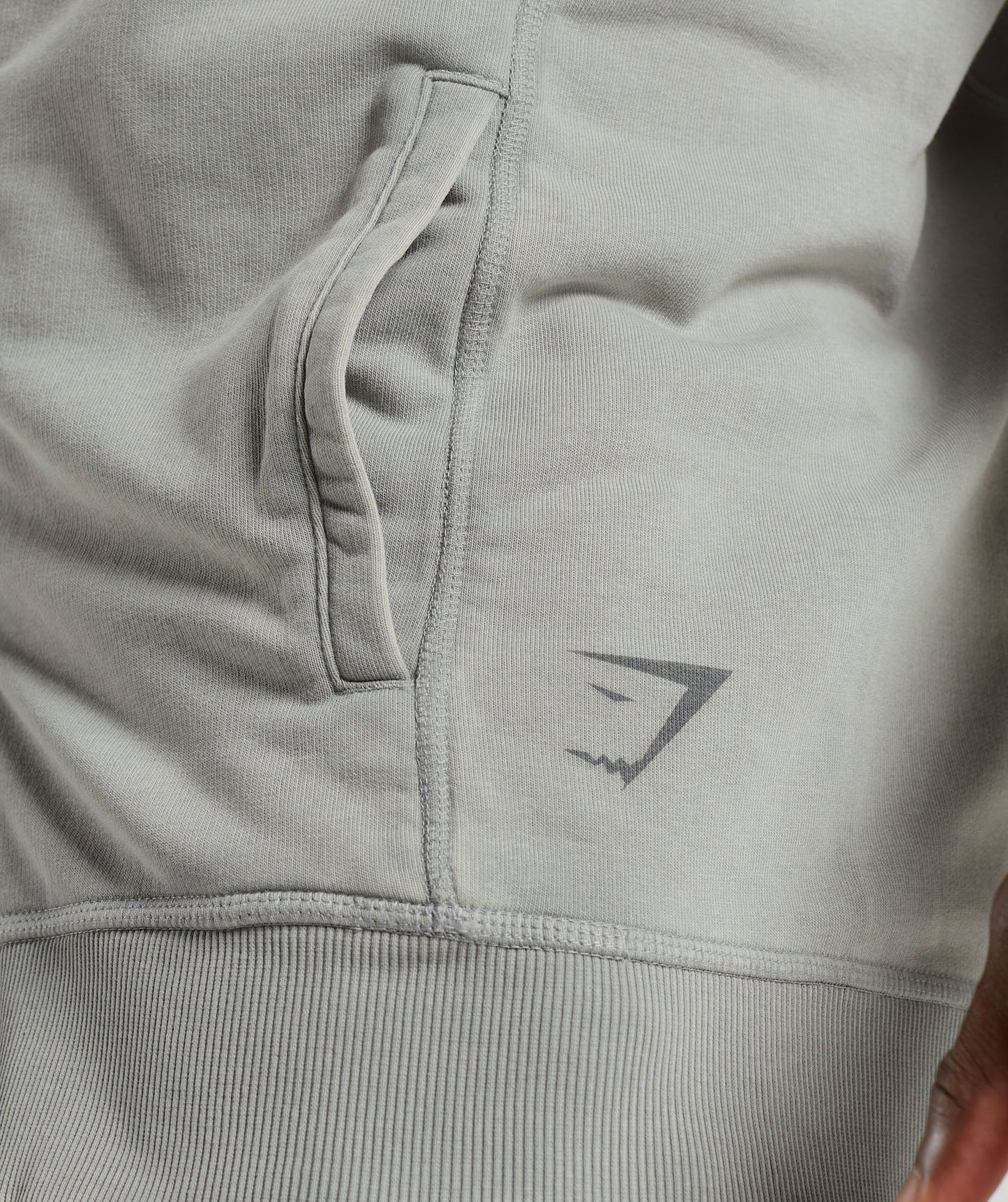 Gymshark Heritage Washed Sleeveless Zip Hoodie - Smokey Grey