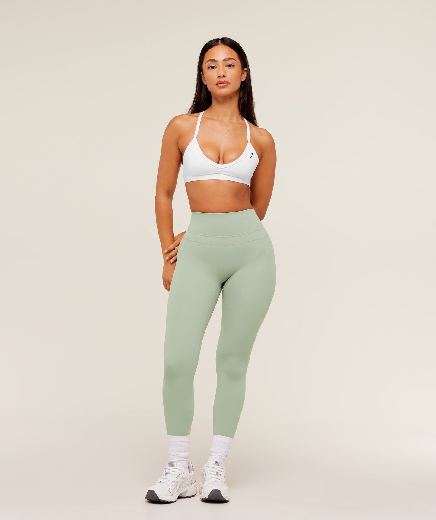 Gymshark Whitney Short Legging - Haze Green