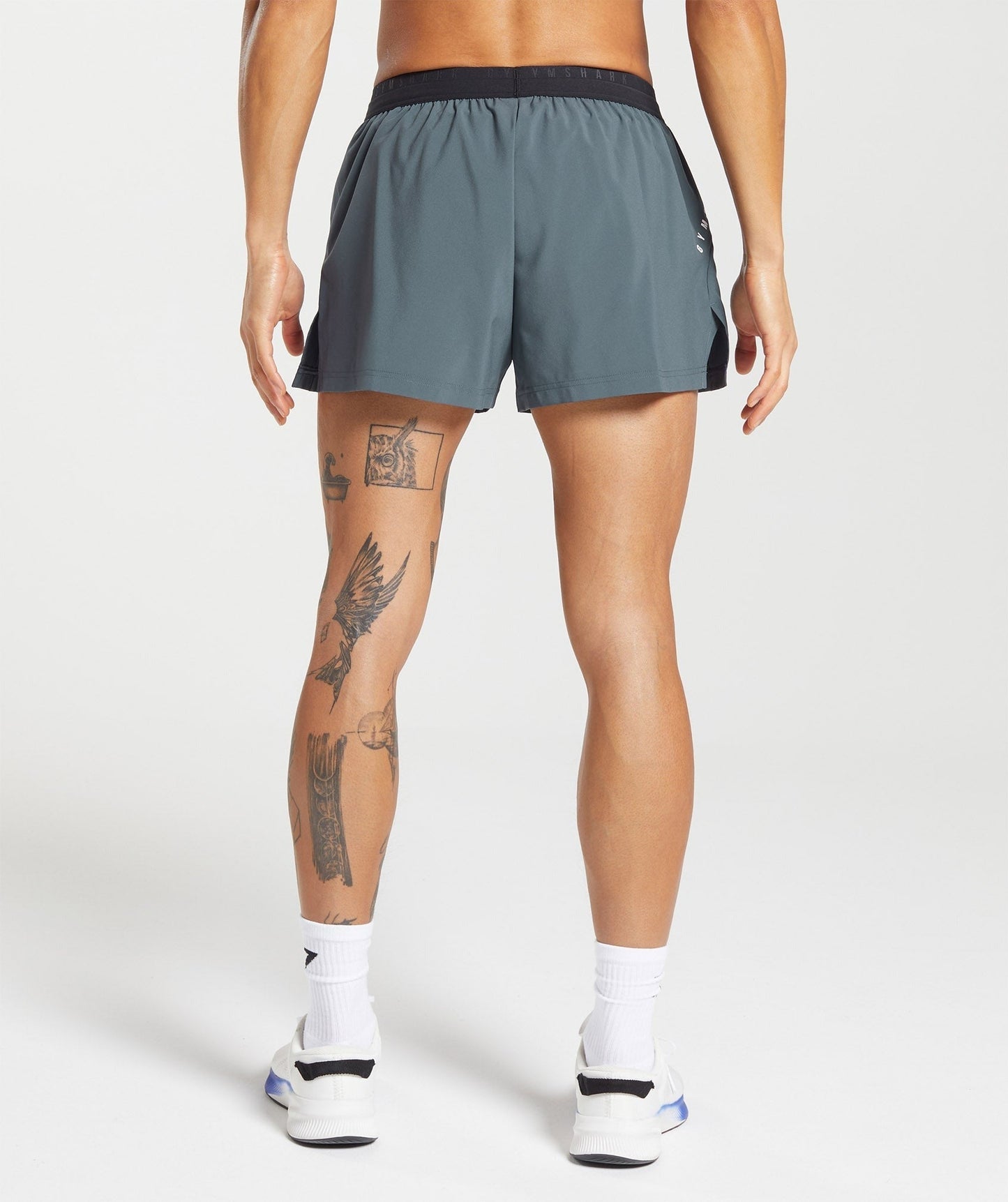 Gymshark Sport Run 3" Short - Titanium Blue