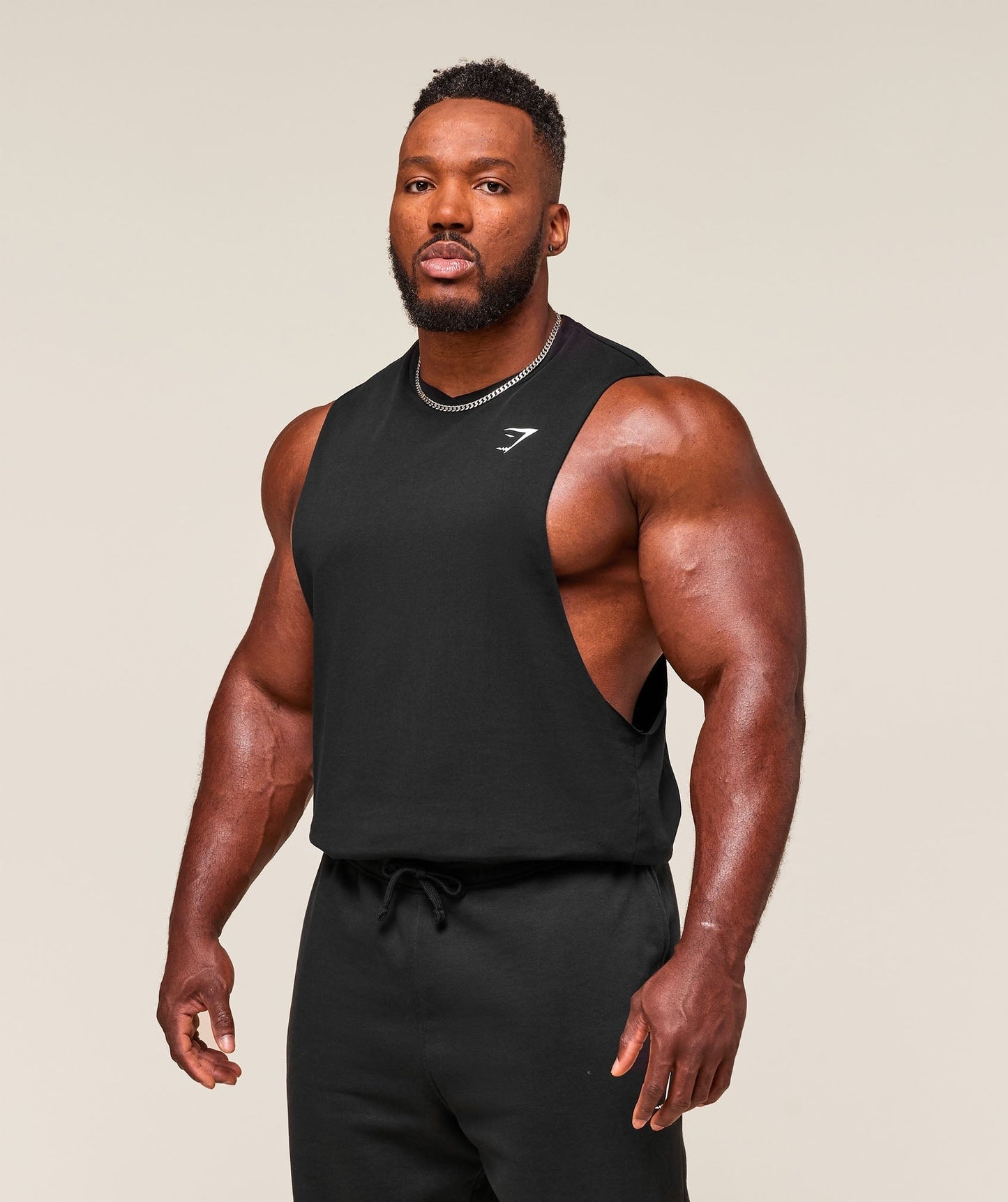 Gymshark Critical 2.0 Drop Arm Tank - Black