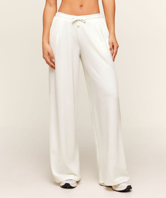 Gymshark Lightweight Wide Leg Pant Tall - Soft White