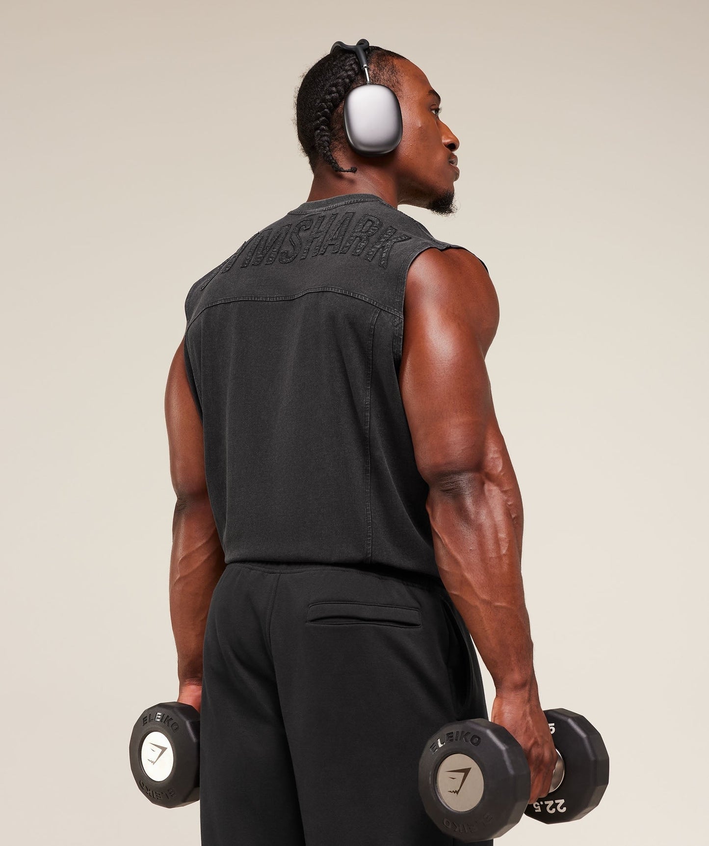 Gymshark Power Washed Tank - GS Black