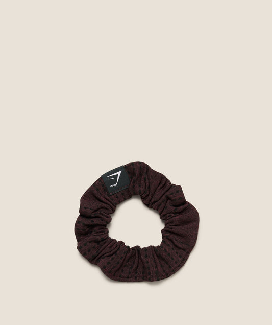 Gymshark Vital Scrunchie - Rich Maroon/Marl