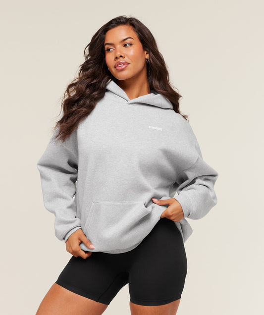 Gymshark Cosy Luxe Hoodie - Soft Grey Marl