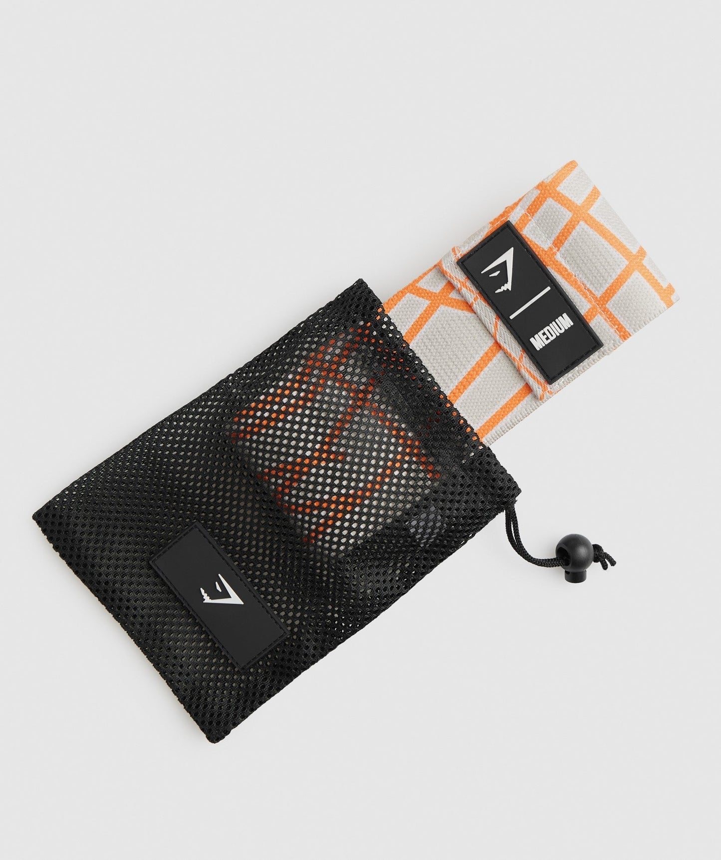 Gymshark Medium Glute Band - Pebble Grey/Tokyo Orange/Coconut White