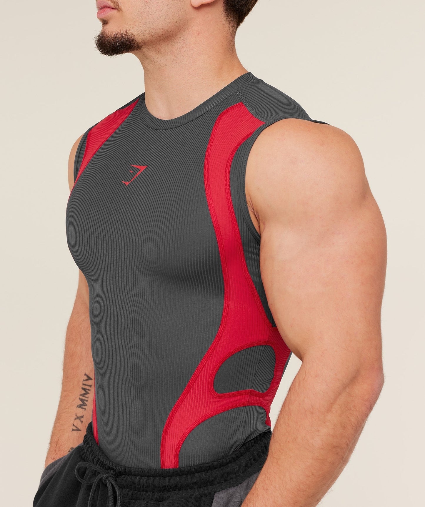 Gymshark x Carlos Belcast Tank Baselayer - Grey