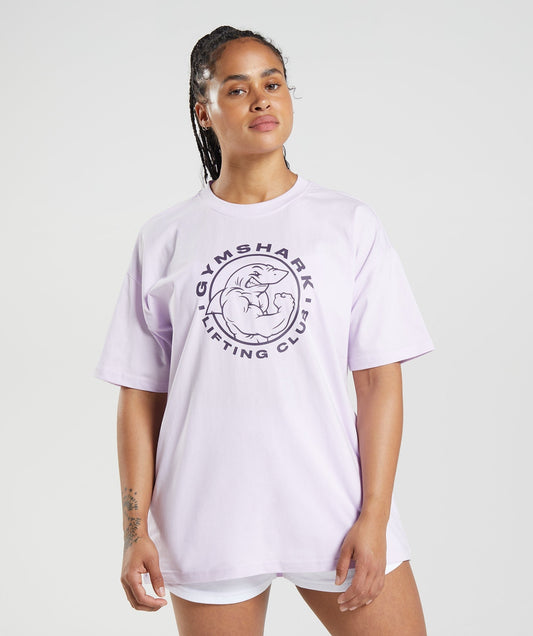 Gymshark Legacy Oversized T-Shirt - Faded Lilac