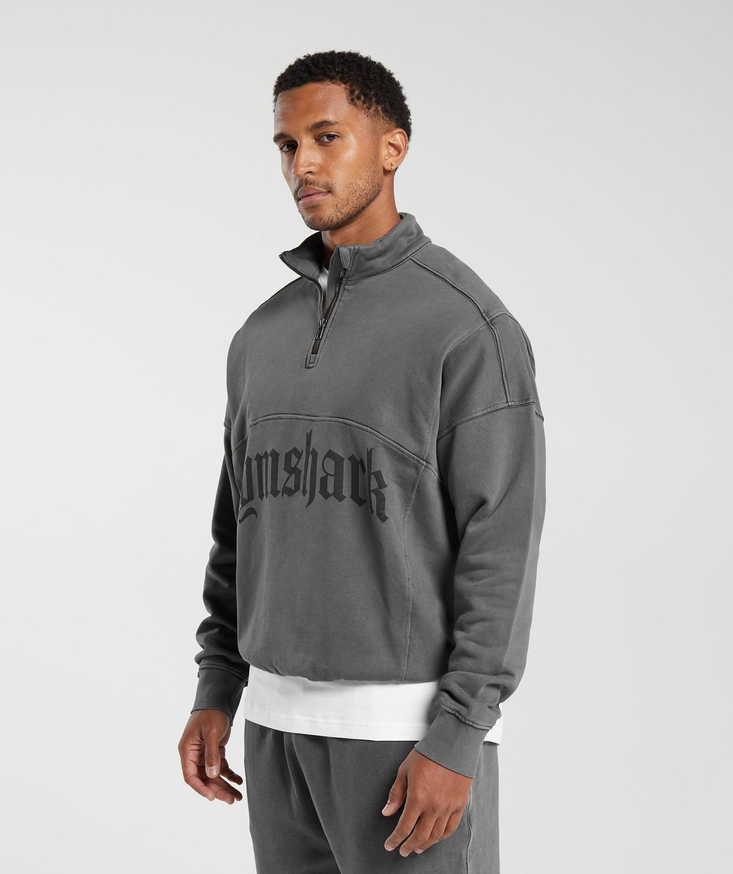 Gymshark Heavyweight 1/4 Zip - Black