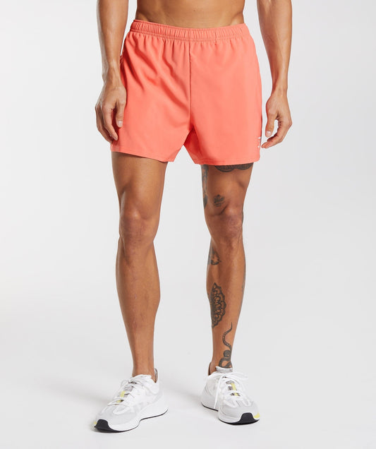 Gymshark Arrival 5" Shorts - Aerospace Orange