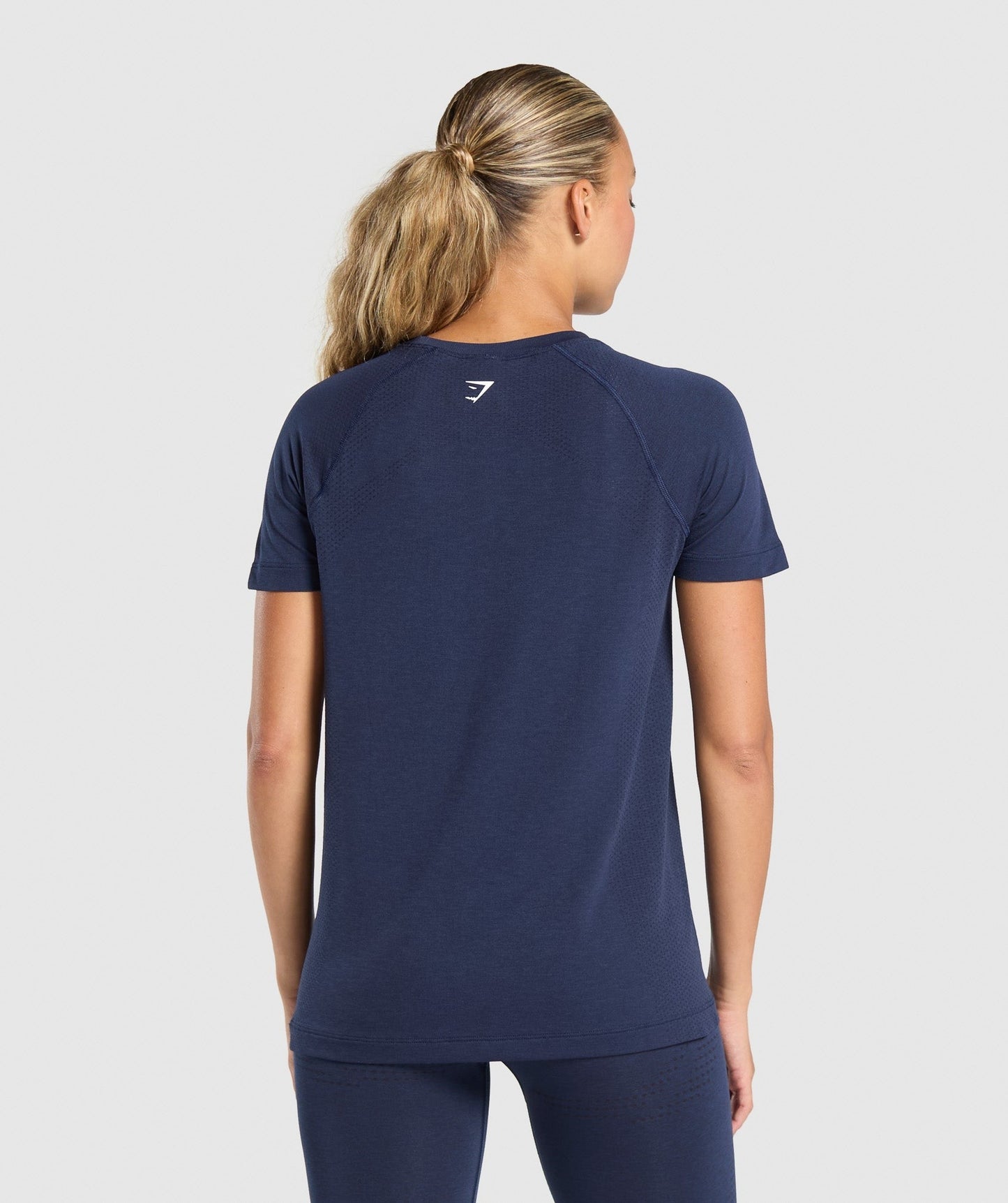 Gymshark Vital Seamless 2.0 Light T-Shirt - Heavy Blue Marl