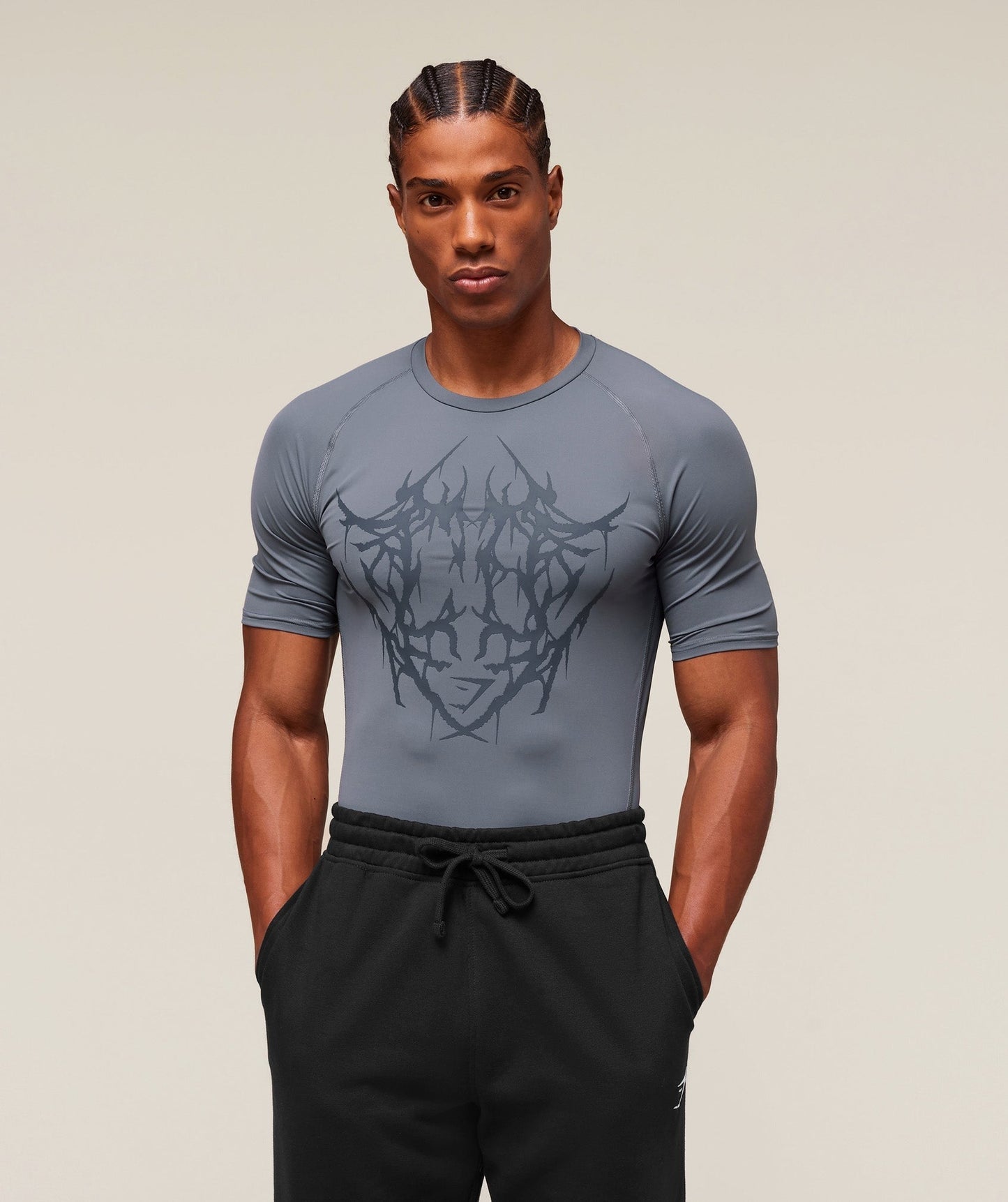 Gymshark Carlos Belcast x Element Baselayer - Iron Blue