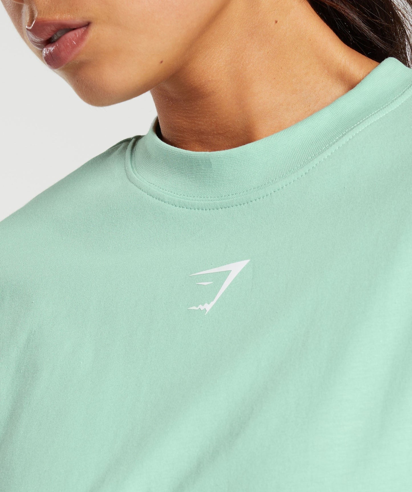 Gymshark Fraction Oversized T-Shirt - Lido Green