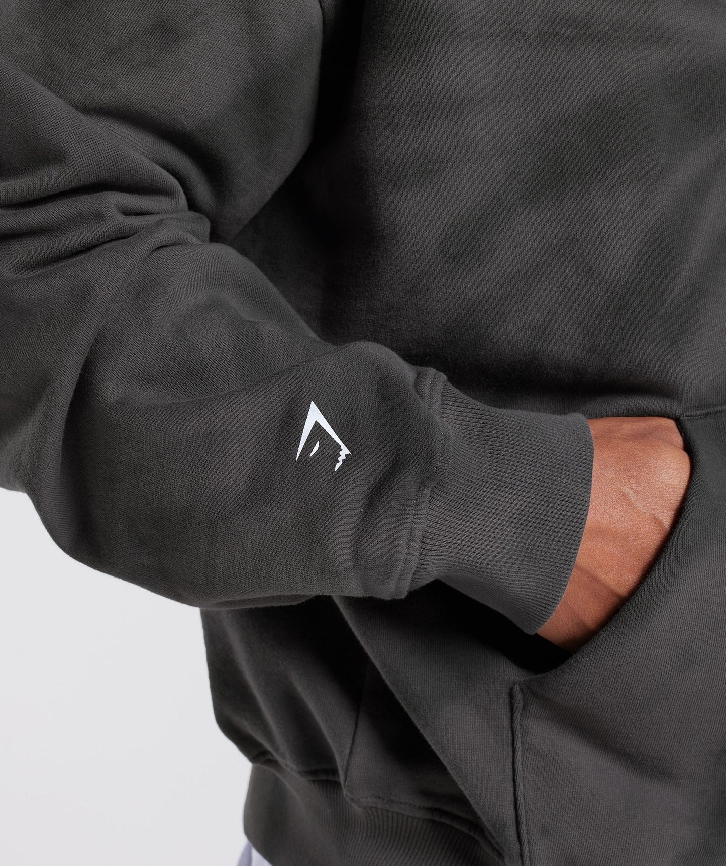 Gymshark Rest Day Hoodie - Silhouette Grey/Black/Spiral Optic Wash