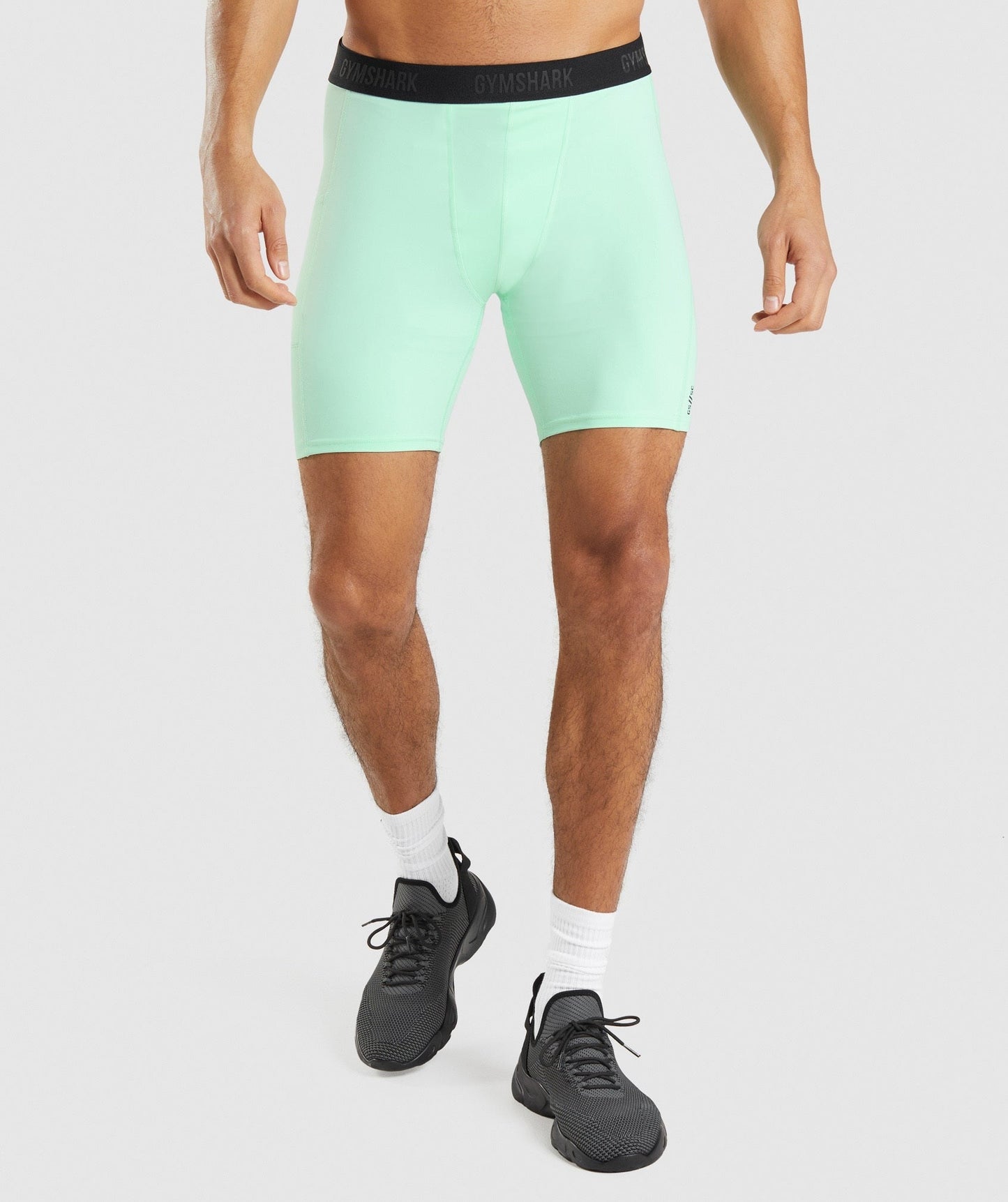 Gymshark //Steve Cook Baselayer Shorts - Turbo Blue