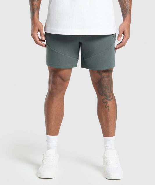 Gymshark Interlock Tech 6" Shorts - Slate Teal