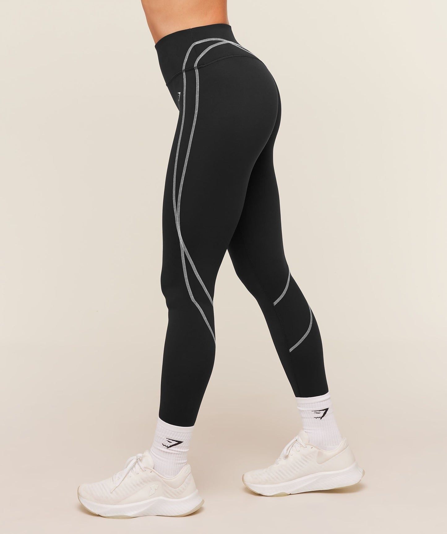Gymshark Volt Leggings - Black/White