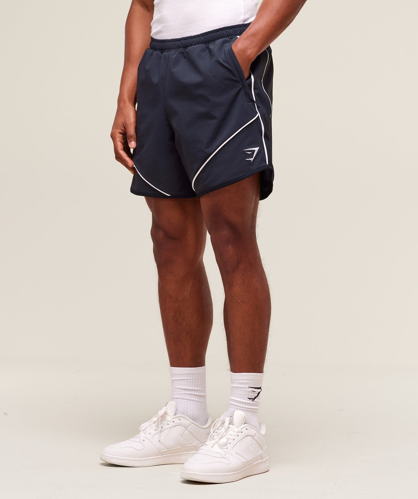Gymshark Retro Shorts - Heavy Blue