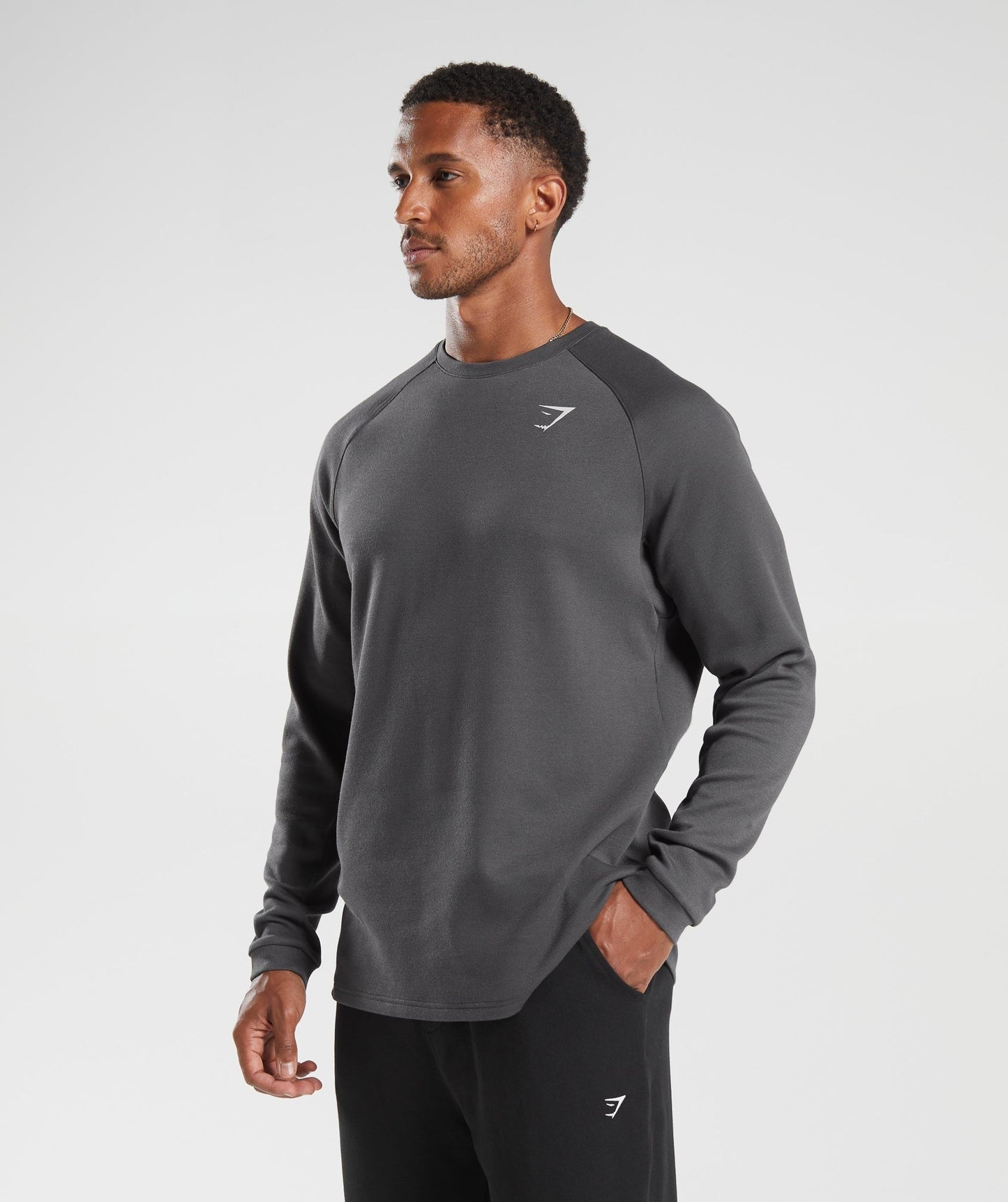 Gymshark Knit Crew - Onyx Grey