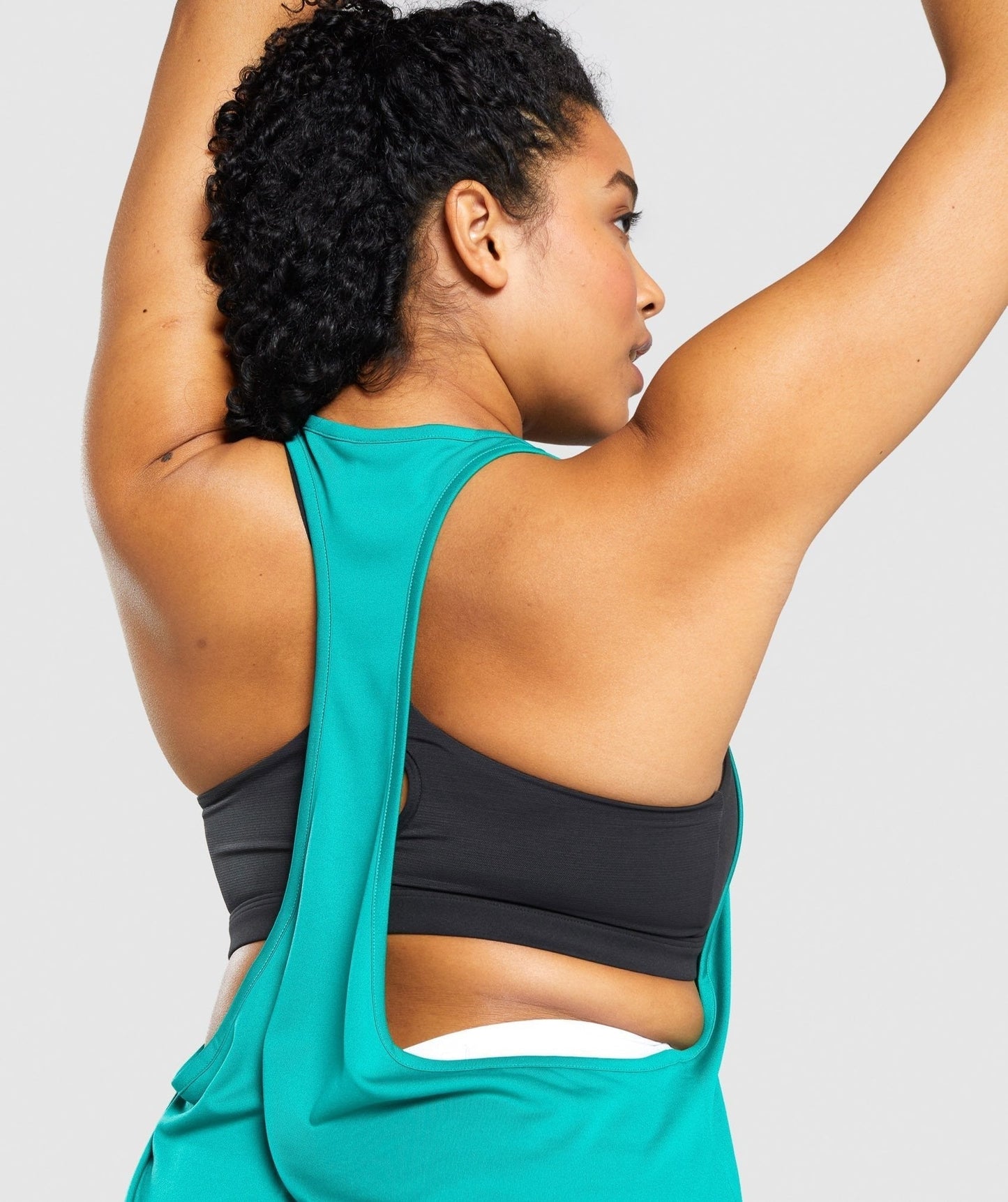 Gymshark Pulse Drop Arm Tank - Green
