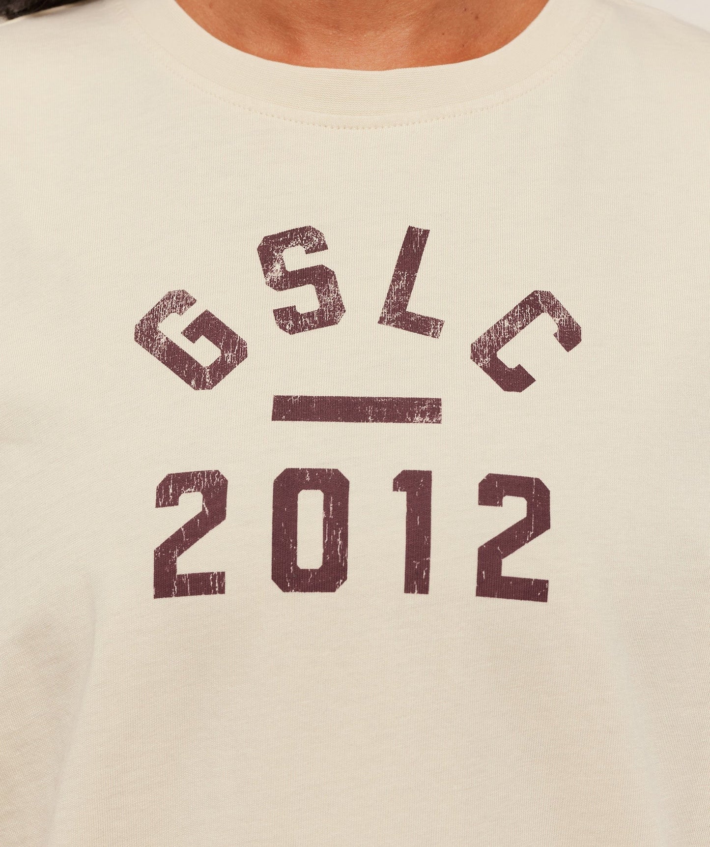 Gymshark Lifting Club 2012 Graphic Short Sleeve T-Shirt - Stone Beige/Wash