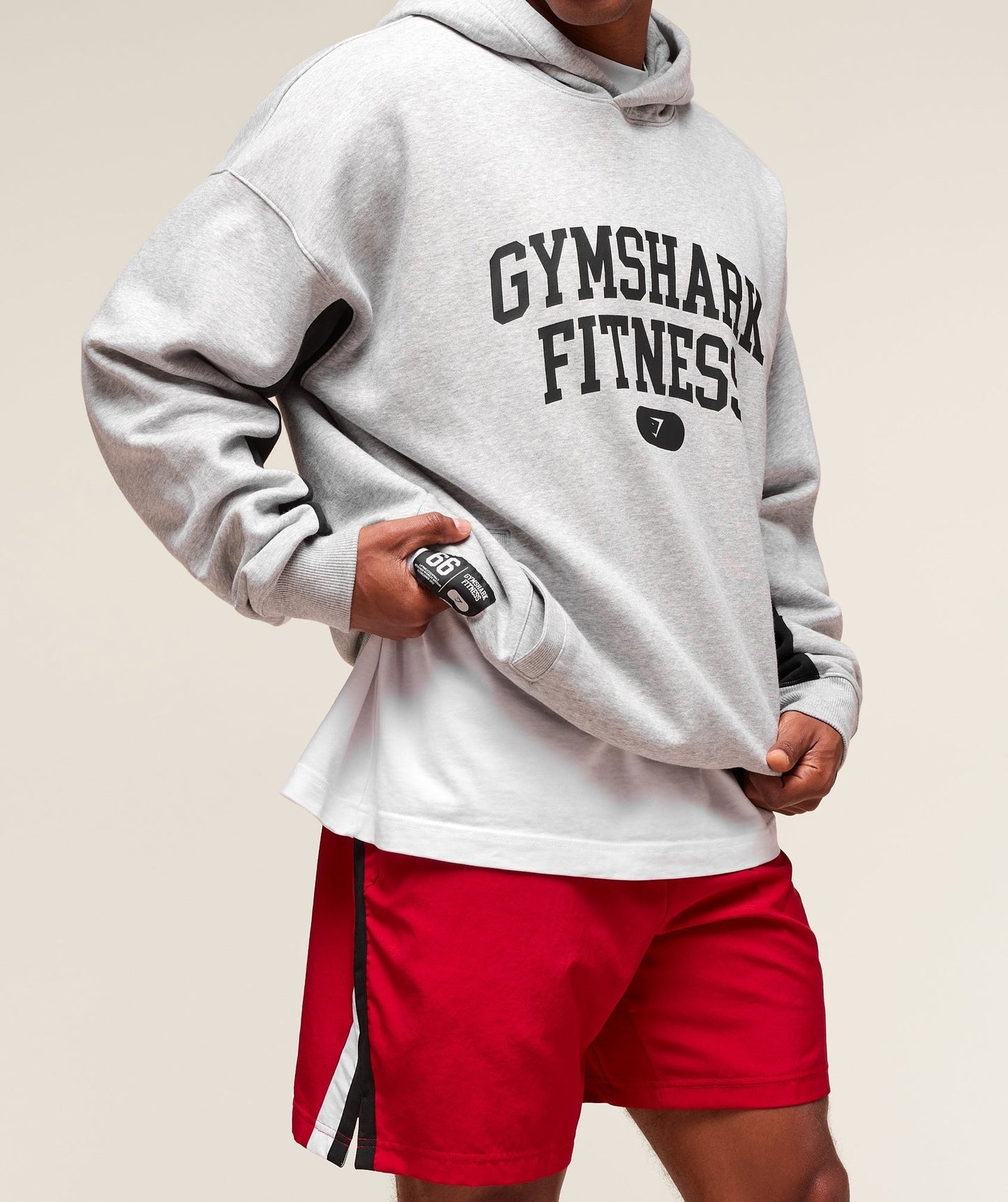 Gymshark Campus Hoodie - Light Grey Core Marl